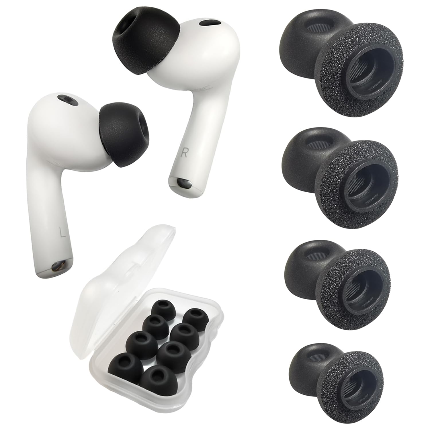 Apple AirPods 3 Pro 本体 イヤーチップ付き Amazon | AirPods Pro 3用低反発素材イヤーチップ - 交換用チップ [XS